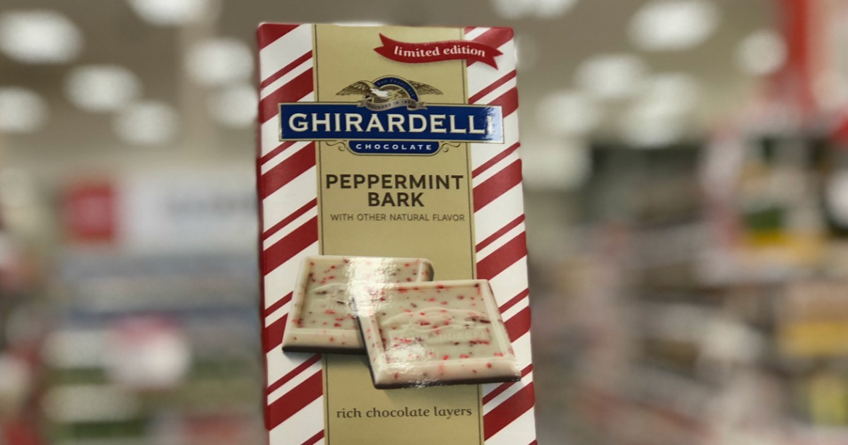 50% Off Ghirardelli Peppermint Bark Bars at Target (Just Use Your Phone)