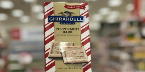 50% Off Ghirardelli Peppermint Bark Bars at Target (Just Use Your Phone)