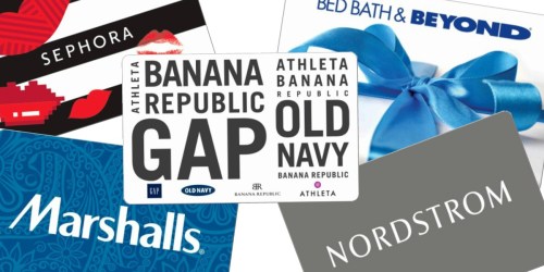Free $5 Best Buy Gift Card w/ $50 Gift Card Purchase (Gap, Nordstrom, Sephora & More)