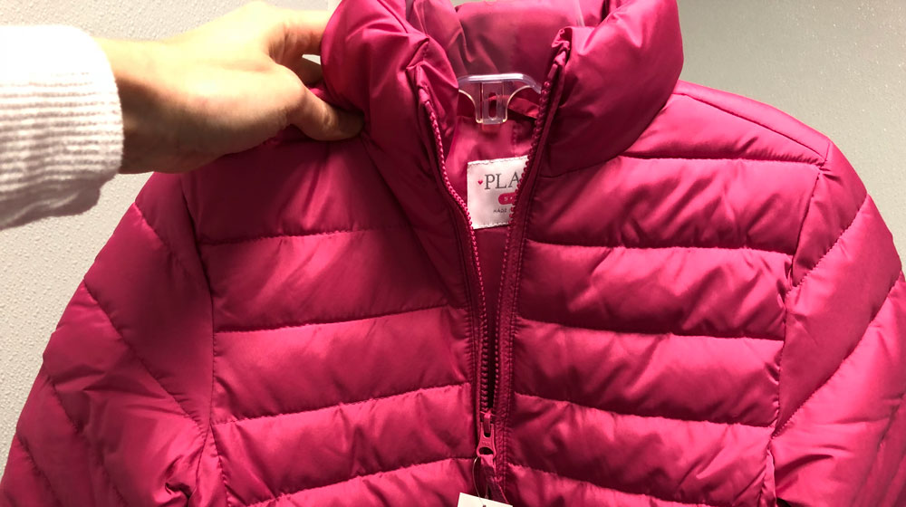 the children's place girls puffer jacket