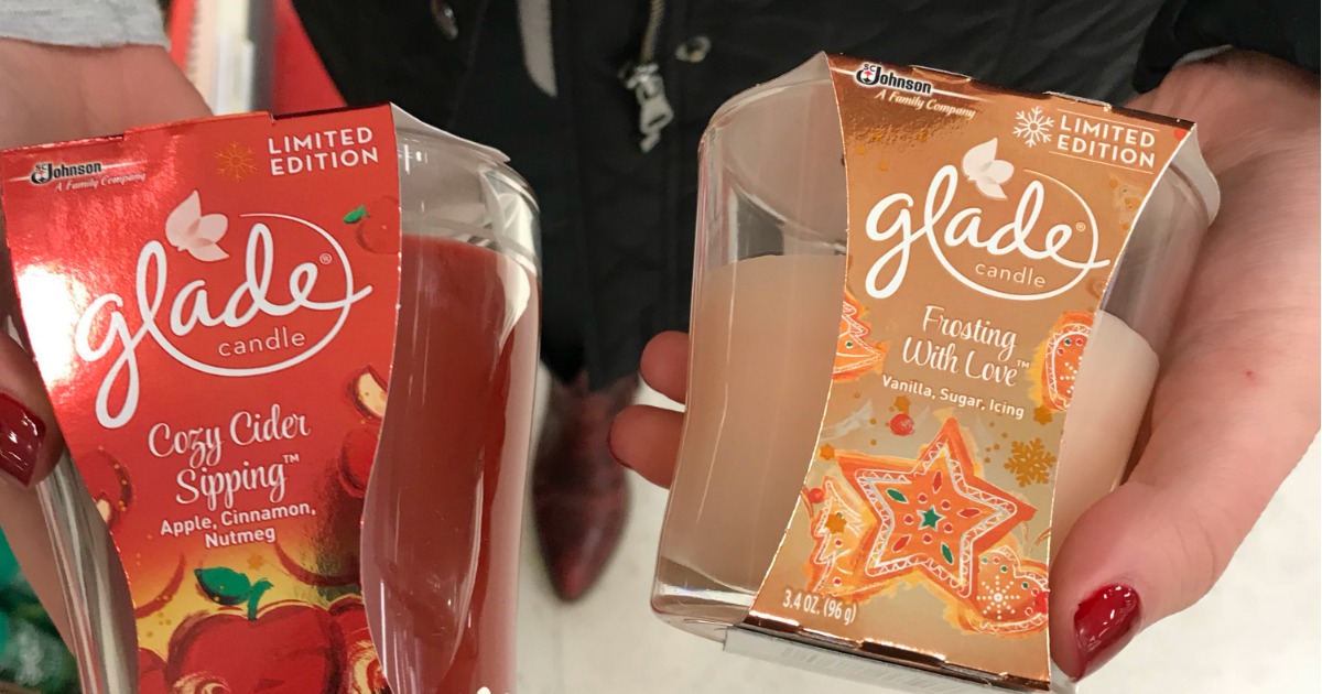 Target Glade Holiday Candles Only 1.07 Each