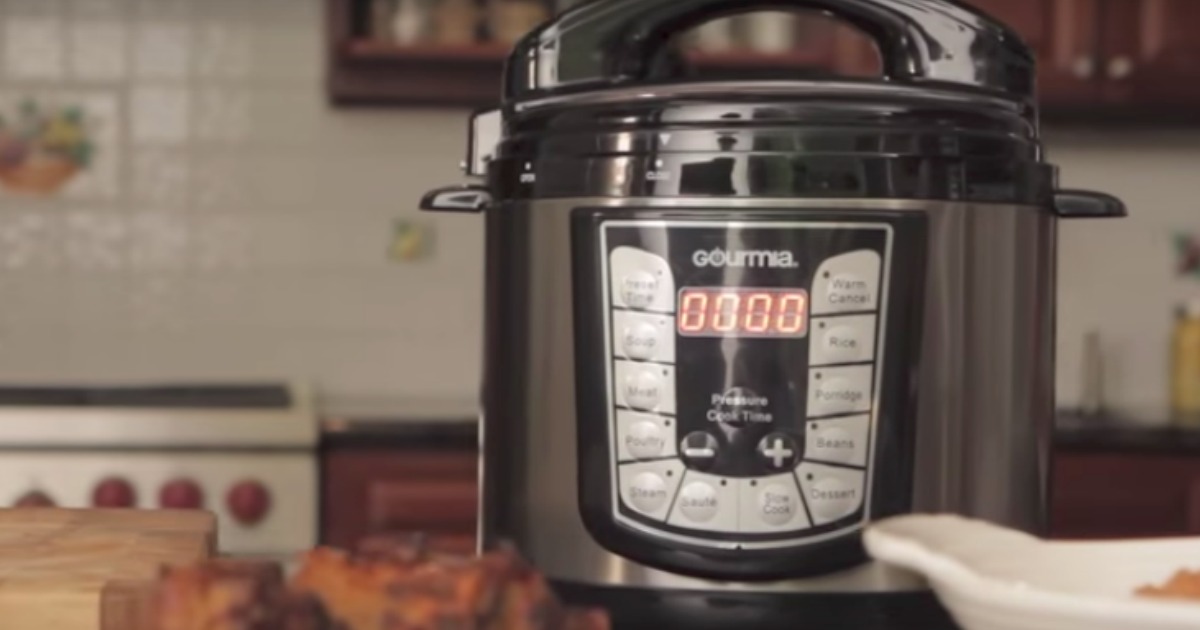 Best Buy Gourmia 4Quart Pressure Cooker Just 27.99 Shipped