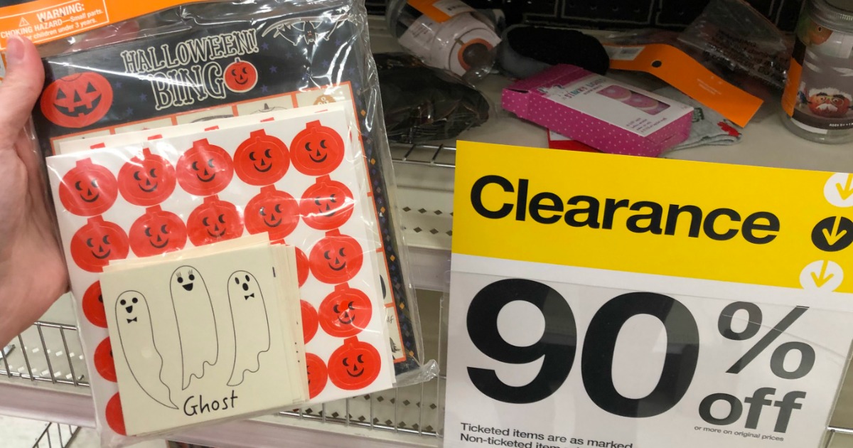 Halloween Clearance stickers