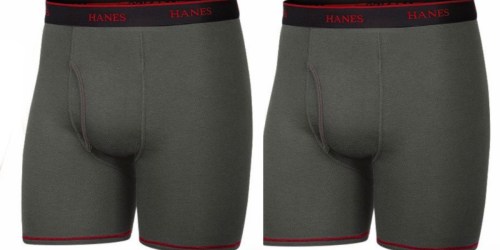 Hanes Men’s Boxer Briefs 6-Pairs Only $11.25 Shipped