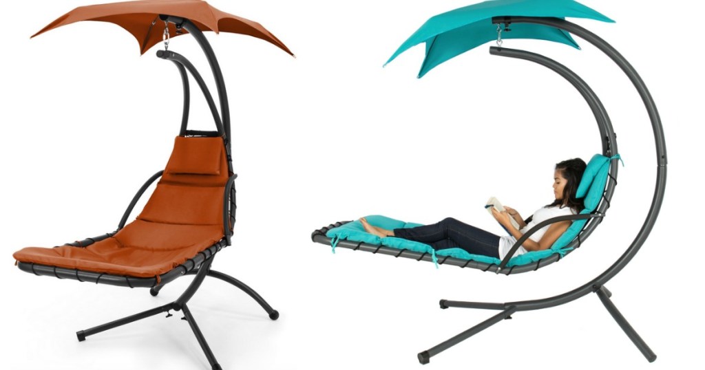 Hanging Chaise Lounger with Canopy Just $129.99 Shipped (Regularly $400