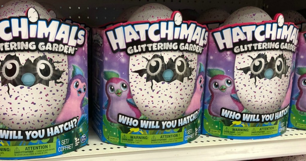 hatchimals glittering garden sound clip on