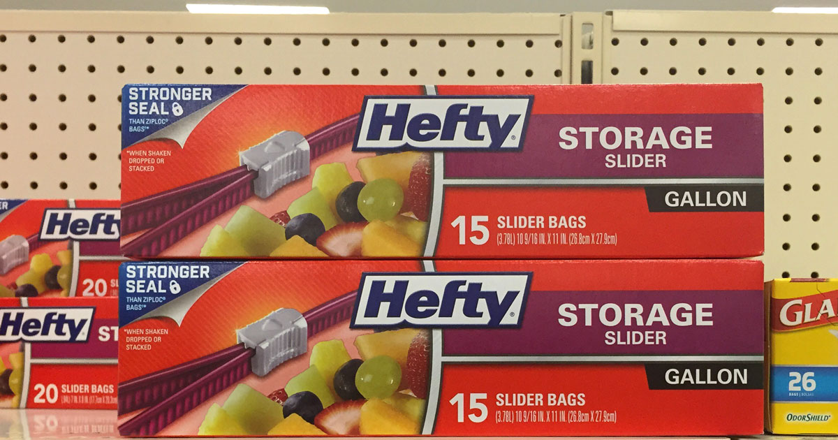 Hefty Slider Storage Bags Just 0.50 Per Box at Dollar Tree