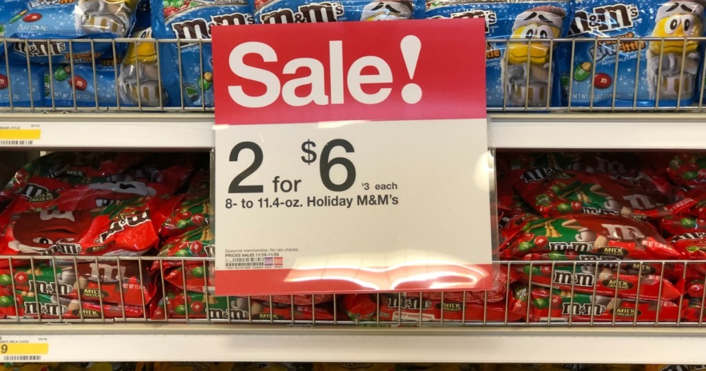 New 1/2 Mars Holiday Candy Coupon = M&M's Only 1.90 Per Bag at Target