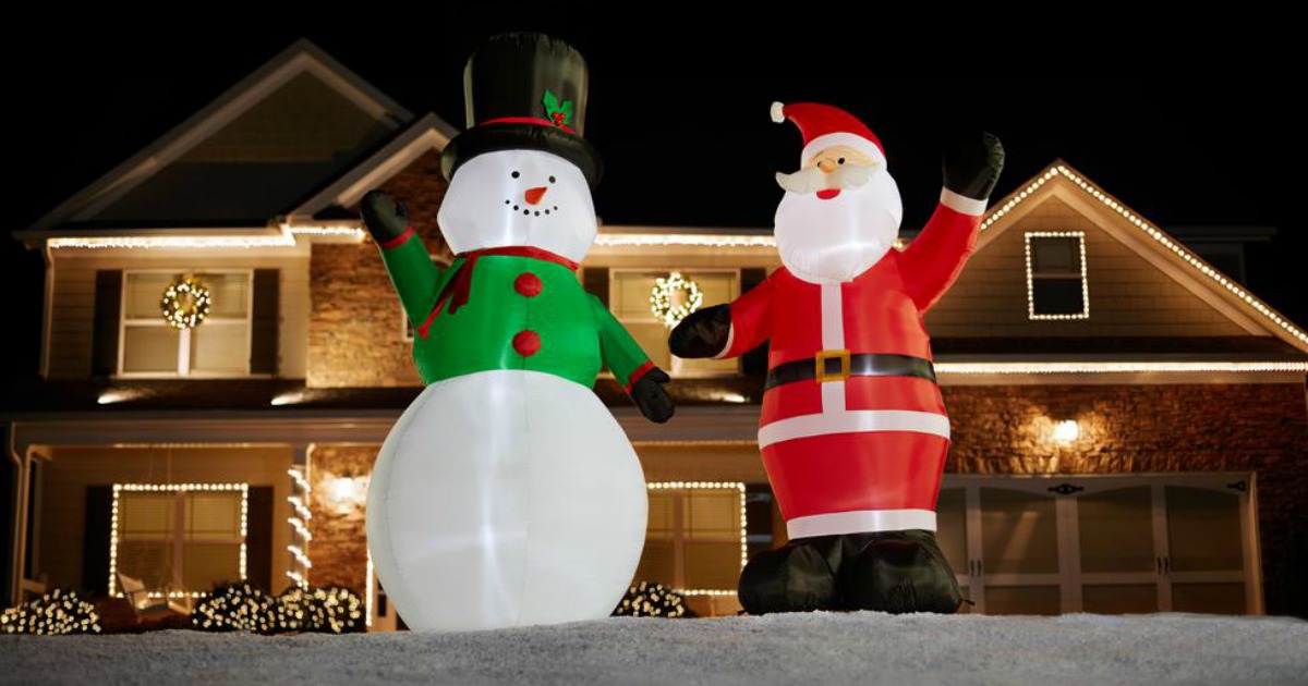 Home Depot 9' Christmas Inflatables Only 24.88 (Regularly 60)