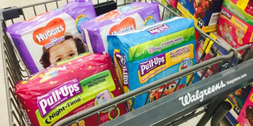 Walgreens: Huggies & Pull-Ups Jumbo Packs Only $3.67 Each After Cash Back (Starting 11/12)