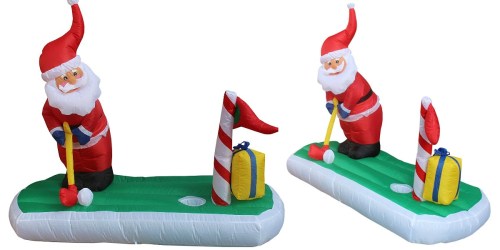 Santa Claus Play Golf Inflatable Decoration Only $54.99 Shipped (Regularly $110)
