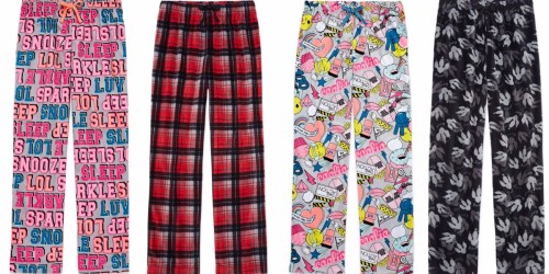 JCPenney: Kids & Juniors PJ Pants ONLY $5 (Regularly $22)