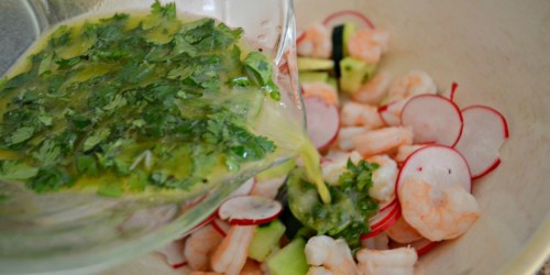 Low Carb & Keto Lunch Idea: Shrimp and Avocado Salad
