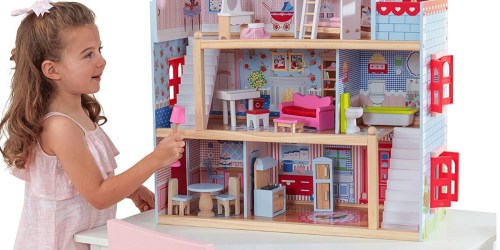 KidKraft Chelsea Doll Cottage Only $51.84 Shipped (Regularly $130) – Includes 17 Furniture Pieces