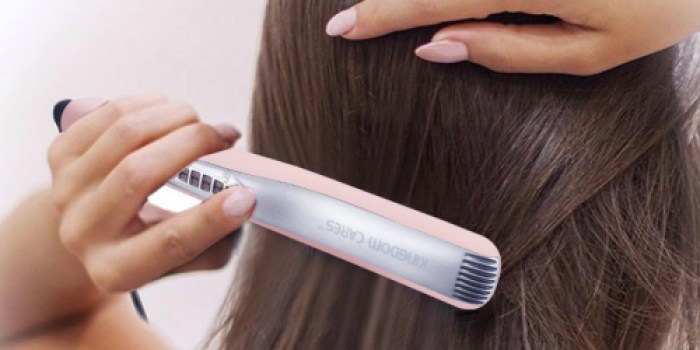 Amazon: Professional Ceramic Hair Straightening Brush Just $17.91 Shipped