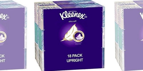Amazon: Kleenex Facial Tissues 18-Count Pack Only $12.45 Shipped (Just 69¢ Each)