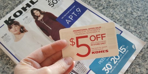 Kohl’s Shoppers! Possible $5 Off ANY In-Store Purchase Coupon (Check Mailbox)