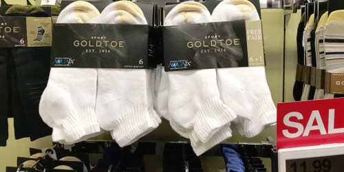 Kohl’s: Men’s GOLDTOE 7-Pack Socks Only $9.59 (Regularly $20)