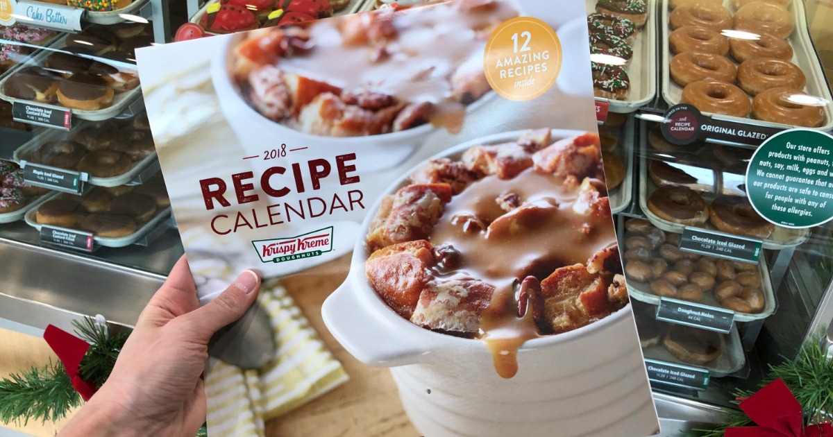 Krispy Kreme Calendar 2022 Krispy Kreme 2018 Calendar Available ($110+ In Coupons Including Free Dozen  Doughnuts) • Hip2Save