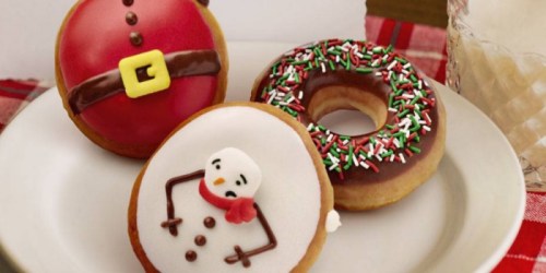 FREE Krispy Kreme Holiday Doughnut for Rewards Members