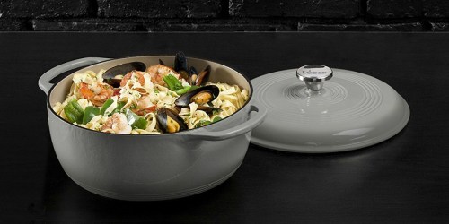 Amazon: Lodge Enameled Cast Iron 6-Quart Dutch Oven Only $46 Shipped