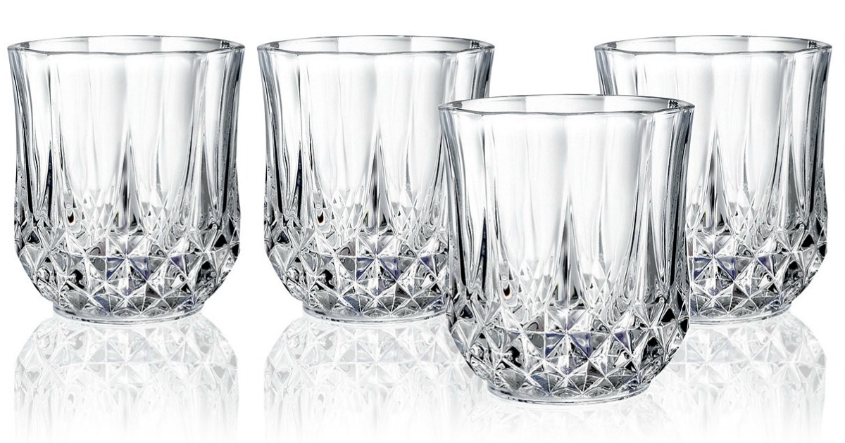 Longchamp Cristal D'Arques Set of 4 Wine Glasses - Macy's