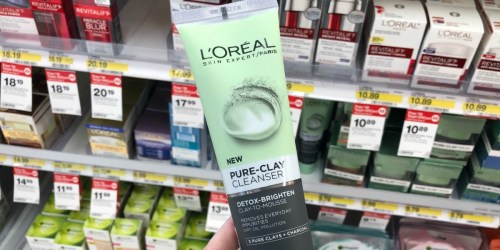 Target: L’Oreal Pure-Clay Cleanser Just 79¢ (After Cash Back) + More
