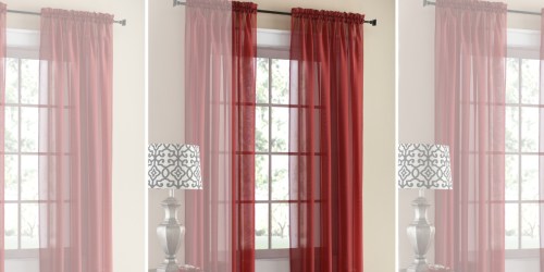 Walmart.com: TWO Mainstays Curtain Panels Just $5 (Only $2.50 Each)