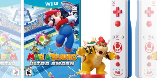 Mario Tennis Ultra Smash Bundle w/ Amiibo and Remote for Wii U Only $34.99 Shipped