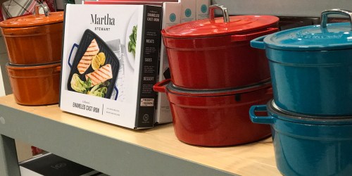Martha Stewart Cast Iron Casserole Dish Only $49.99 Shipped (Regularly $180)