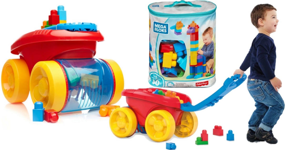 Mega bloks cheap wagon walmart