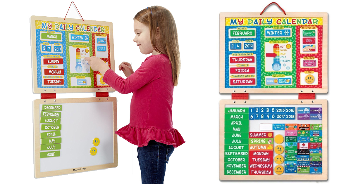 Melissa Doug My First Daily Magnetic Calendar Set Only $11 99 Shipped