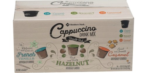 Sam’s Club: Member’s Mark Cappuccino 54-Count K-Cups Only $9.98 Shipped (Just 18¢ Each)