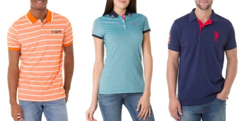 U.S. Polo Assn. Shirts for Men & Women Only $10 Each (Regularly $40+)