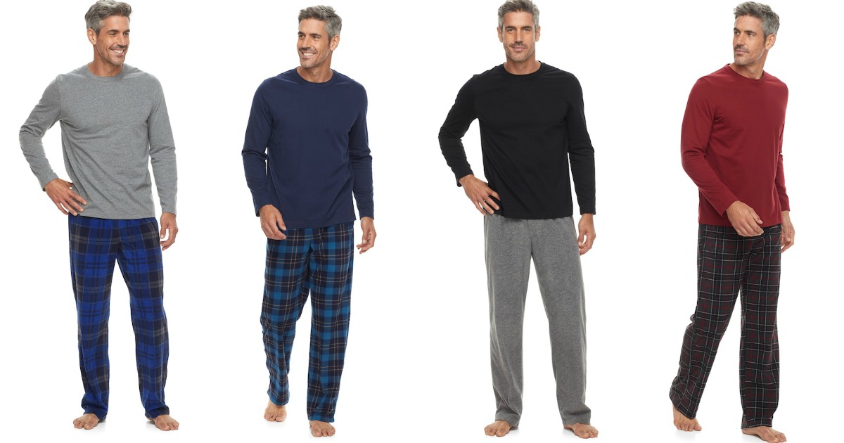 Kohl's: 2-Piece Men's Tee & Lounge Pant Sets as Low as $10.39 ...