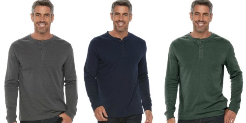 Kohl’s: Croft & Barrow Men’s Henley Shirts Only $8.49 (Regularly $30) + More