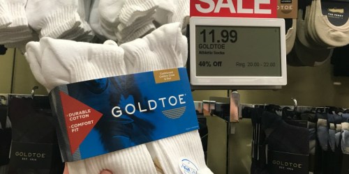 Kohl’s: Men’s GOLDTOE 7-Pack Socks Only $9.59 (Regularly $20)