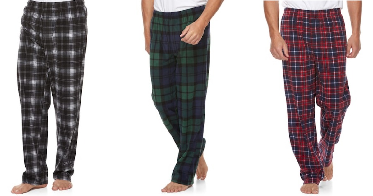 Kohl's: Men's Microfleece Lounge Pants Only $3.99 (Regularly $18)