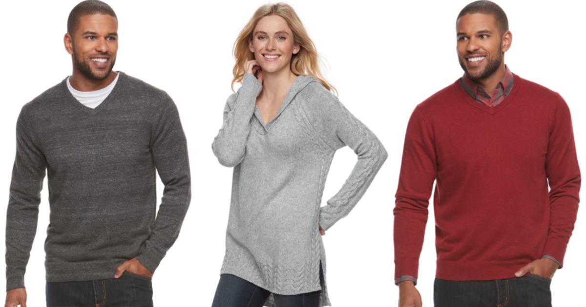 Kohl's: SONOMA Men's & Women's Sweaters Just $16.79 Shipped When You ...