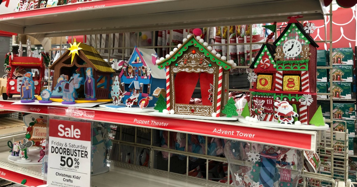 Michaels: 50% Off Kid Crafts & Christmas Villages + More ...