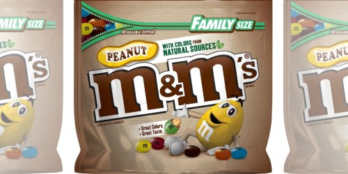 Amazon: Peanut M&M’s Family Size Bag Just $4.70 (Colors from Natural Sources)