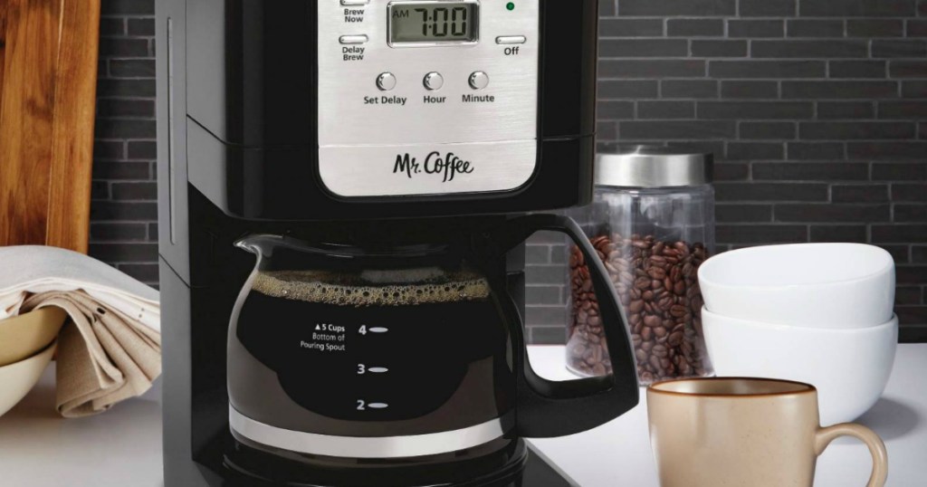 coffee maker on counter 