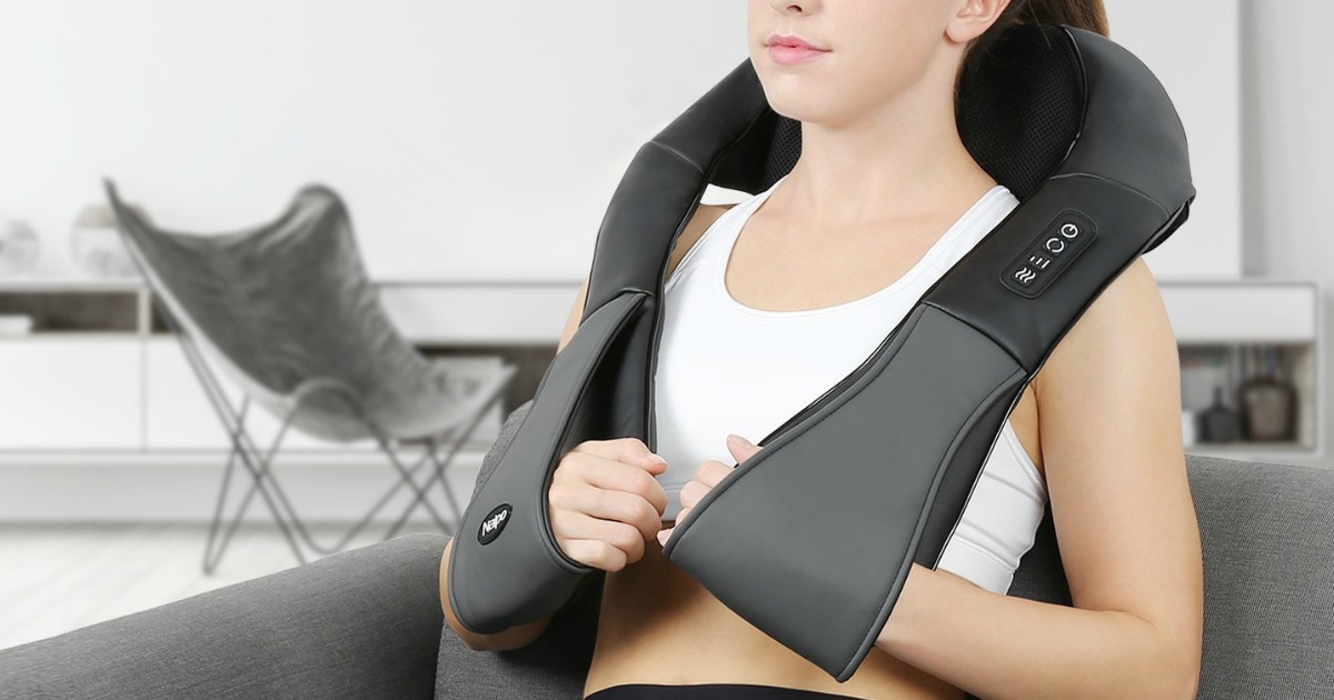  Naipo Heated Massager Only $39.99 Shipped (Great for Neck, Back &  Shoulders)