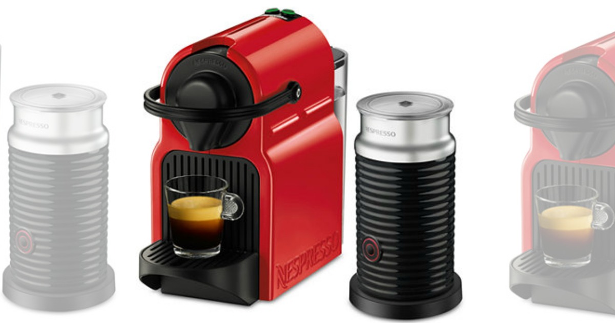 Nespresso Inissia Espresso Machine Bundle Only $99.99 Shipped ...