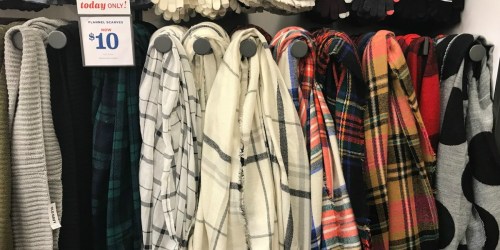 Old Navy Flannel Blanket Scarves ONLY $10 (Regularly $23) + More