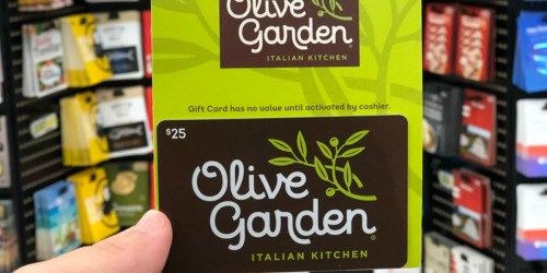 Military Exchange: $25 Olive Garden Gift Card Just $20 + More Gift Card Deals