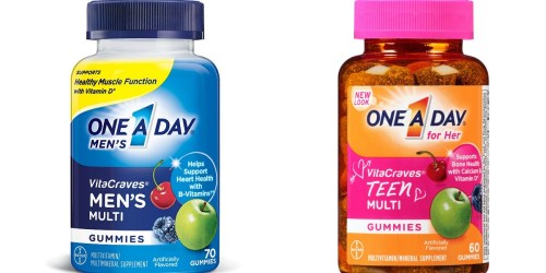 Amazon: One A Day VitaCraves 70-Count Only $3.57 Shipped + More