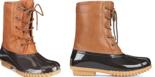 Macy’s: The Original Duck Women’s Boots Only $24.99 (Regularly $60) + More