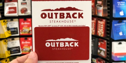 Bloomin’ Brands $25 eGift Card Just $22.50 at Walmart (Outback Steakhouse, Bonefish Grill & More)