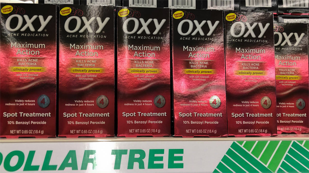 oxy acne medication maximum action spot treatment